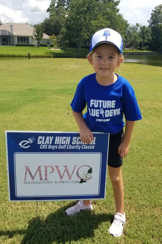 MPWC sponsors a hole at the Clay High Boys Golf team Charity  Golf Tournament